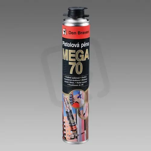Pistolová pěna MEGA 70 DEBBEX 870 ml DEN BRAVEN 40221MG Speciální Cena