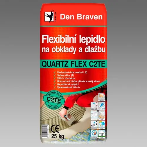 FX Lepidlo na obklady a dlažbu Quartz 7 kg šedá RL C2TE DEN BRAVEN 571044RL Ihned K Objednání