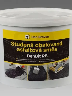 Studená asfaltová směs 25 kg kyblík DenBit RB DEN BRAVEN 90012A Novinka