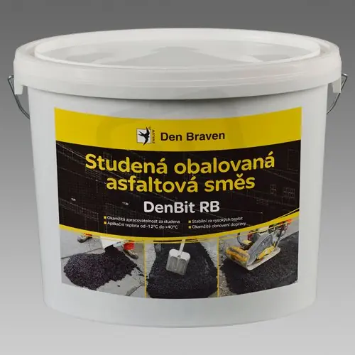 Studená asfaltová směs 25 kg kyblík DenBit RB DEN BRAVEN 90012A Novinka