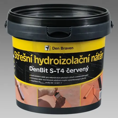Levný Hydroizolace střecha S-T4 12 kg červená DEN BRAVEN CH0035