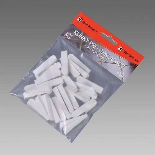 Kup Teď Klínky pro obkladače 0-8mm 30 ks Den Braven DEN BRAVEN S041