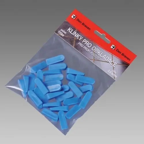 Akční Nabídka Klínky pro obkladače 2,5-8mm 30 ks Den Braven DEN BRAVEN S043