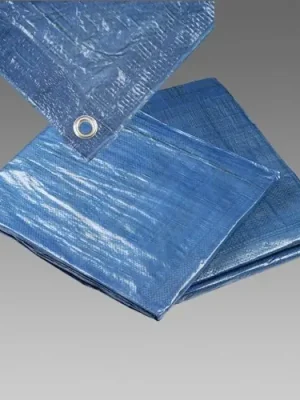 Zakrývací plachta s kovovými oky Standard 6x10m* DEN BRAVEN B921FOL Akční Nabídka