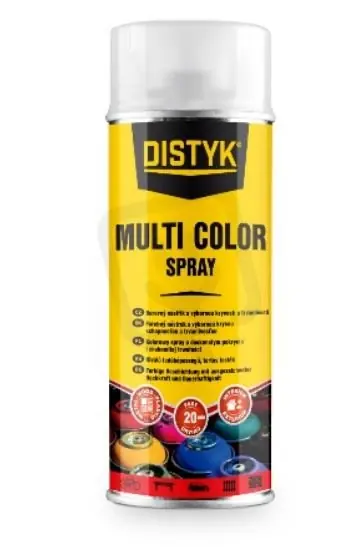 Finální Výprodej Multi color spray 400ml RAL9010 Bílá matná DISTYK DEN BRAVEN TP090101DEU