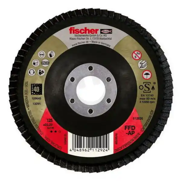 Lamelový kotouč FFD-AP 125 K80 FISCHER 512528 Nová Kolekce
