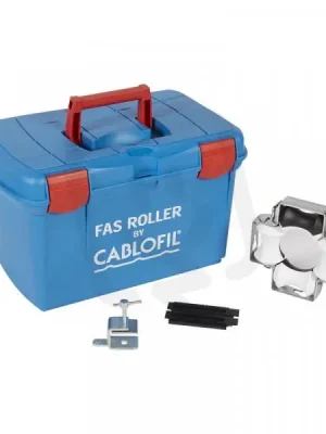 Značkový FAS ROLLER - kompletní kufřík se 6 kladkami CABLOFIL CM011100