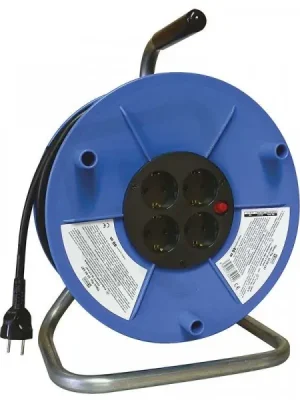 Must-Have Prodlužovací kabel na bubnu 4 zásuvky 40M 2,5MM PVC SCHUKO Emos P09240M