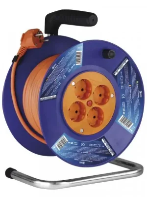 Prodlužovací kabel na bubnu 4 zásuvky 20M 1,0MM PVC SCHUKO Emos P09220 Poslední Šance