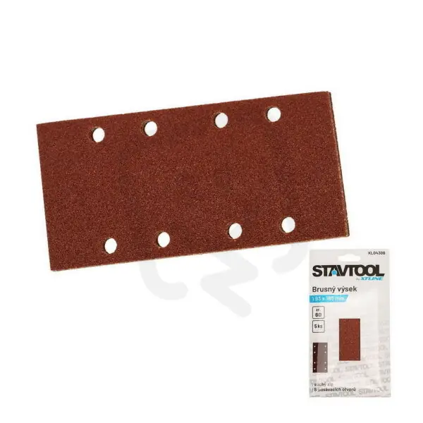 Brusný papír 93x185 sz 1bal/5ks zr.120 typ Bosch STAVTOOL KL04312 Omezená Nabídka
