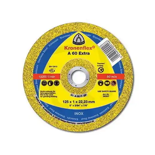 Expresní Doručení Kotouč řezný 125x1 A60 EXTRA OCEL KLINGSPOR KLI262937