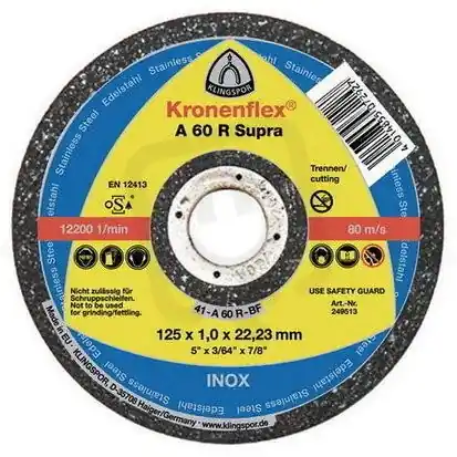 Přímo Od Výrobce Kotouč řezný A660R 125x1,0x22 NEREZ/OCEL ( NÁHRADA KLI249513 ) KLI328906