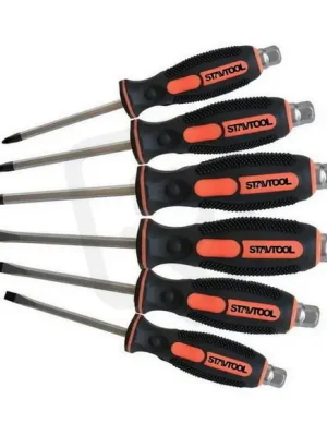 Víkendová Akce Sada úderových šroubováků 6dílů STAVTOOL P15399