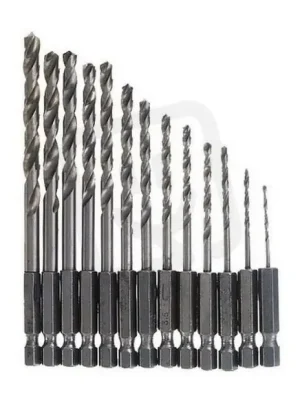 Sada vrtáků HSS, šestihranný úchyt 13dílů (1,5-6,5mm) STAVTOOL P26213 Akce