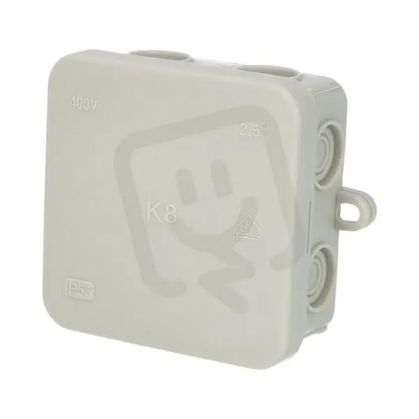 Krabice K8 IP55 rozbočovací s naklapávacím víčkem 75x75x36mm FAMATEL 5001 Víkendová Akce