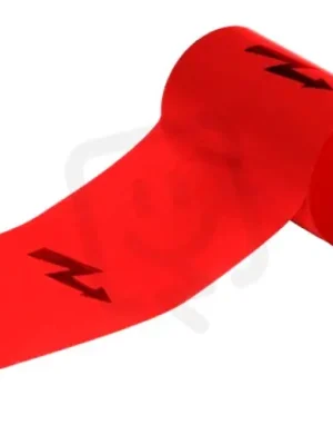 Sezónní Sleva Výstražná fólie ANTICOR 611 červená 220x100 s bleskem