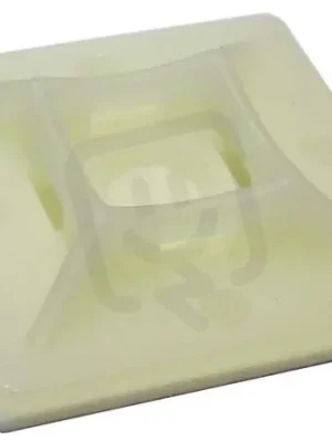 Koupit Online KAP 19x19 Kabelová příchytka přírodní 19x19mm samolepicí,pro pásky šíře 3,6mm
