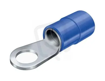 Originální Oko izolované 1,5-2,5mm2/M6/11mm PVC dle DIN 46237 (BF-M6) OI 2,5-M 6 modrá