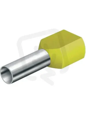 DD 1,0-8 žlutá Dutinka dvojitá,průřez 2x1,0mm2/délka 8mm,dle DIN46228 Výhodná Nabídka