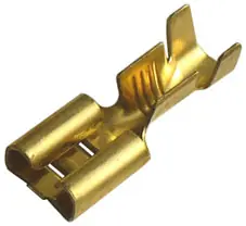 Výprodej Mosazná objímka, průřez 1,5-2,5mm2/6,3x0,8mm (PK2,5-F608) MO 2,5-68