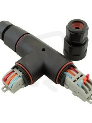 Akce Kabelová spojka IP68 typ T 3x2.5mm2, 250V 16A rychlosvorka FK TECHNICS 4739672