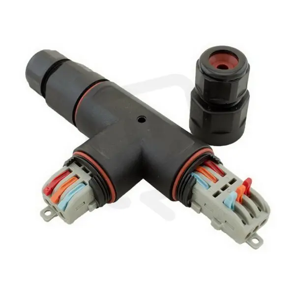 Akce Kabelová spojka IP68 typ T 3x2.5mm2, 250V 16A rychlosvorka FK TECHNICS 4739672