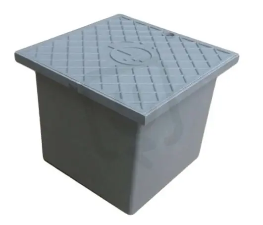 Krabice do země - hranatá, šedá KDZH (plast) pro zkušební svorku TREMIS Z825 Originální