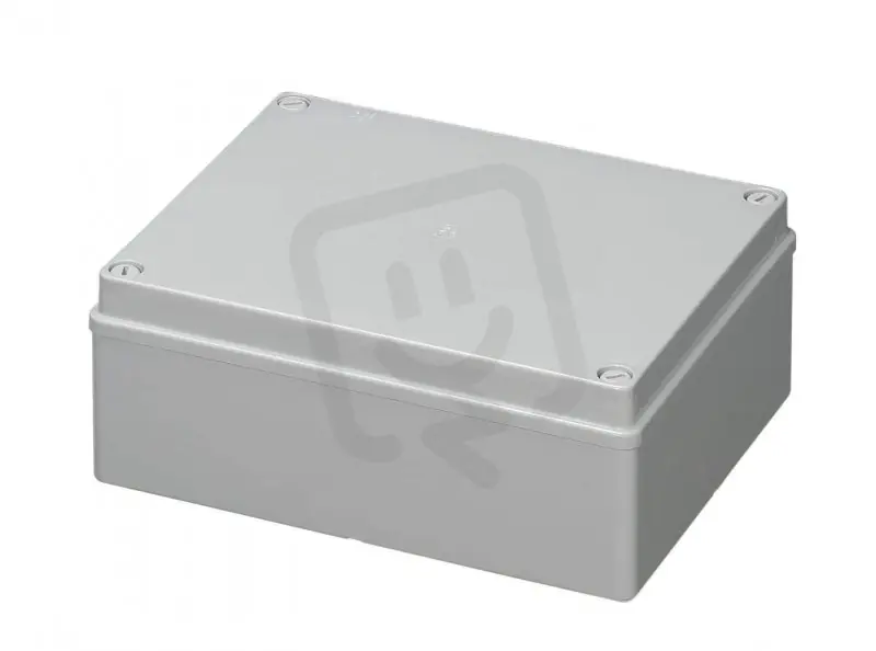 Super Cena Krabice S-BOX 516, 240x190x90 mm, IP56 šedá, plastové šrouby, 650°C S-BOX 516M