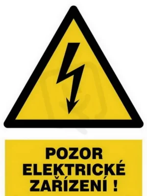 Nejlepší Volba Pozor elektrické zařízení, fólie 105x74, W012-01.SB