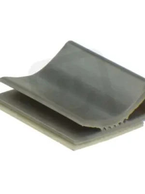 Horká Nabídka KAPP 20x25 Kabelová příchytka pro ploché kabely,rozměr 20x25mm samolepicí,šedá