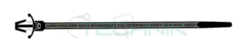 Pouze Dnes Vázací páska černá rozměr 2,5x110mm do otvoru o průměru 4,0mm VPCDO 2,5x110