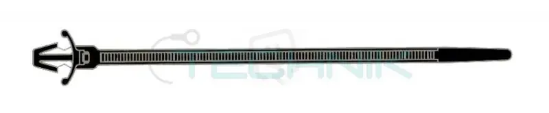Akční Nabídka Vázací páska černá rozměr 4,8x200mm do otvoru o průměru 6,0mm VPCDO 4,8x200