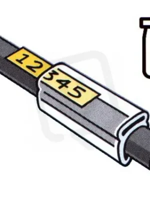 Tovární Cena Průhledné návlečky s kapsou pro průměr 2,5-5,0mm/1,5-4mm2/délka 15mm PT-10015A