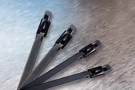 Finální Výprodej WAPRO WTM-BL-I-360ST pásky BALL LOK + potah z nylonu 11, 360 x 4,6 mm, nerez 316