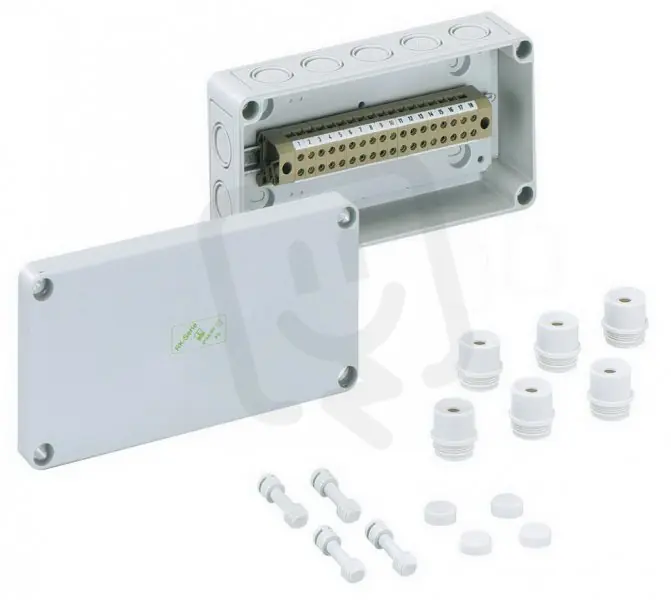 Autentický Skříň pro řadové svorky RKK 4/22-22x4mm2 šedá IP54/IP66 IK07 SPELSBERG 61440401