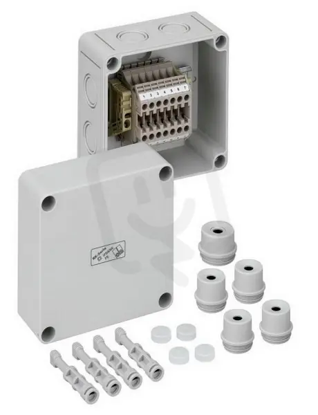 Časově Omezené Skříň pro řadové svorky RK 4/07-7x4 šedá IP54/IP66 110x110x90 SPELSBERG 61500701