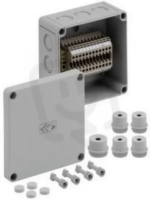 Cenově Výhodný Skříň pro řadové svorky RK 4/12-12x4mm2 IP54/IP66 130x130x75 SPELSBERG 61501201