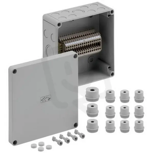 Skříň pro řadové svorky RK 4/18-18x4mm2 šedá IP54/IP66 IK07 SPELSBERG 61501901 Speciální Cena