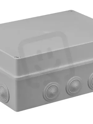 Malpro S-BOX 606 Krabice S-BOX 606, 300 x 220 x 120 mm, 12 průchodek, IP65 šedá Rychlé Dodání