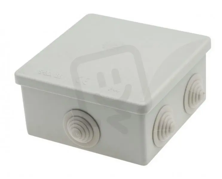 Malpro S-BOx036O Krabice klik,80x80x40mm,6průchodek kruhových,IP44 šedá Časově Omezené