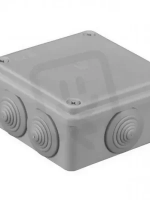 Malpro S-BOX 106 Krabice S-BOX 106, 100 x 100 x 50 mm, 6 průchodek, IP65 šedá Top Prodej