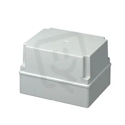 Rozbočovací krabice na omítku, vysoké víko, IP56, 240x190x160mm, šedá HL 430C7 Sezónní Sleva