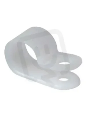 Novinka Kabelová objímka přírodní plastová průměr kabelu 12,6mm/otvor 4,8mm KAOB 13