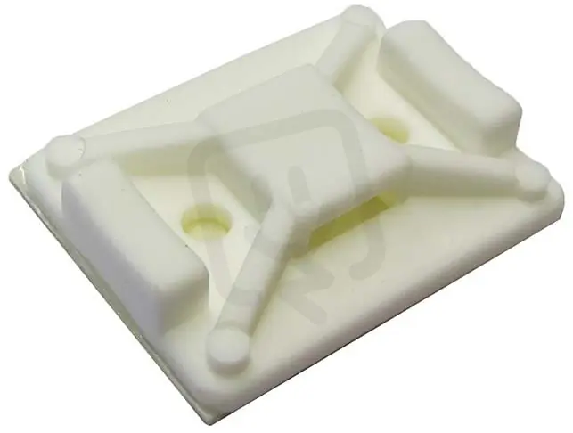 KAP 25x32 Kabelová příchytka přírodní 25x32mm samolepicí Novinka