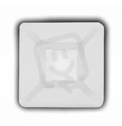 Samolepící šroubovací příchytka 27x27mm přírodní N.G. ELEKTRO NPSC 27x27B Nová Kolekce
