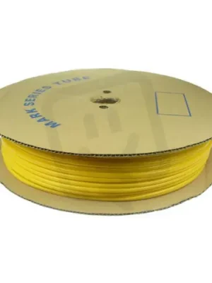 Popisovací bužírka PVC kruhová, vnitřní průměr 4,5mm/4-6mm2, žlutá PB 4,5 žlutá Sleva