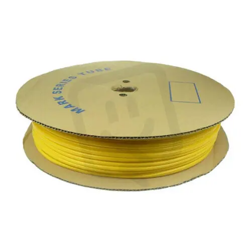 Popisovací bužírka PVC kruhová, vnitřní průměr 5,0mm/6mm2, žlutá PB 5,0 žlutá Nejprodávanější