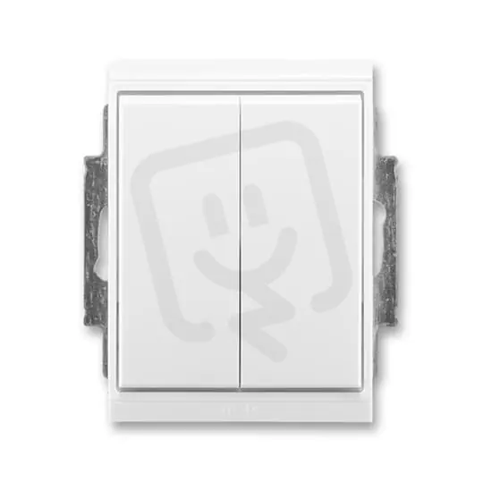 Sériový přepínač ABB ELEMENT/TIME řazení 5, IP44, bílá/bílá 3558E-A05940 03 Akční Nabídka