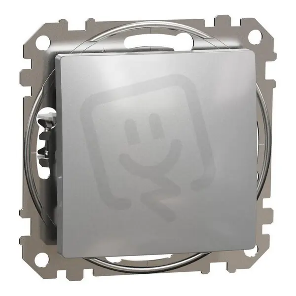 Sedna D/E Tlačítko 1/0, Aluminium SCHNEIDER SDD113111 Ověřený