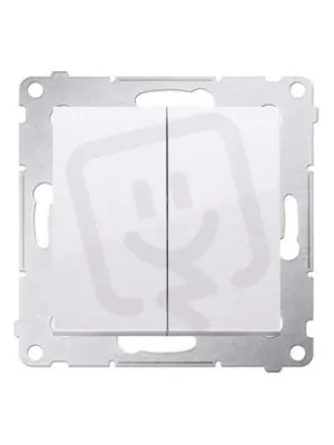 Přepínač dvojitý střídavý, řazení 6+6, 10AX, 250V~ bílá DW6/2.01/X/11 Kup Teď